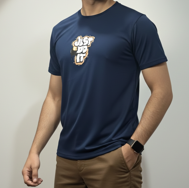 Basic Blue STRIVE Tee