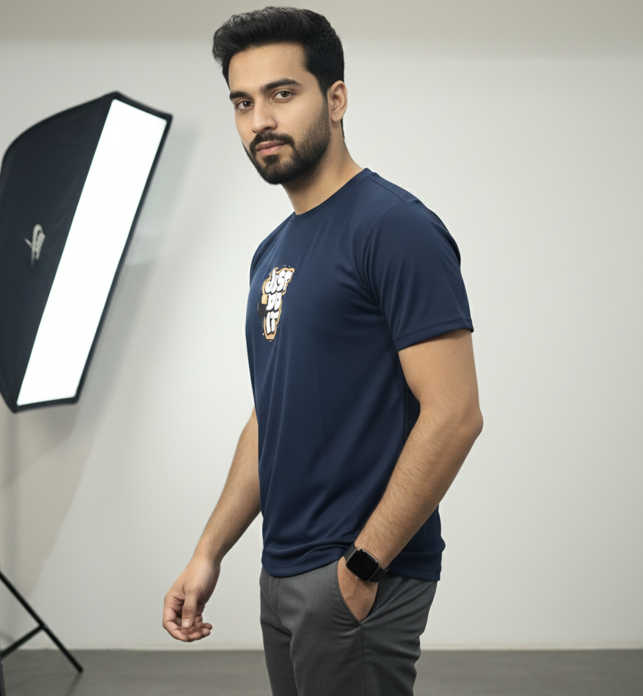 Basic Blue STRIVE Tee