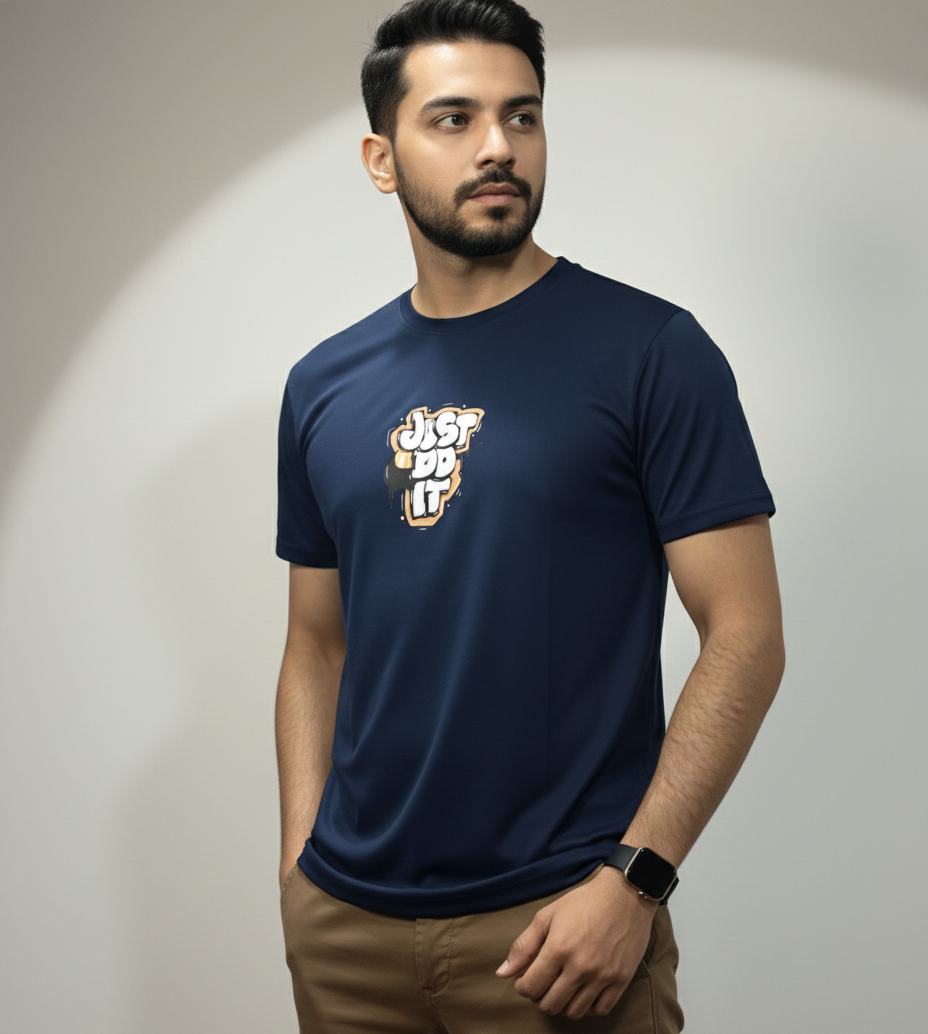 Basic Blue STRIVE Tee