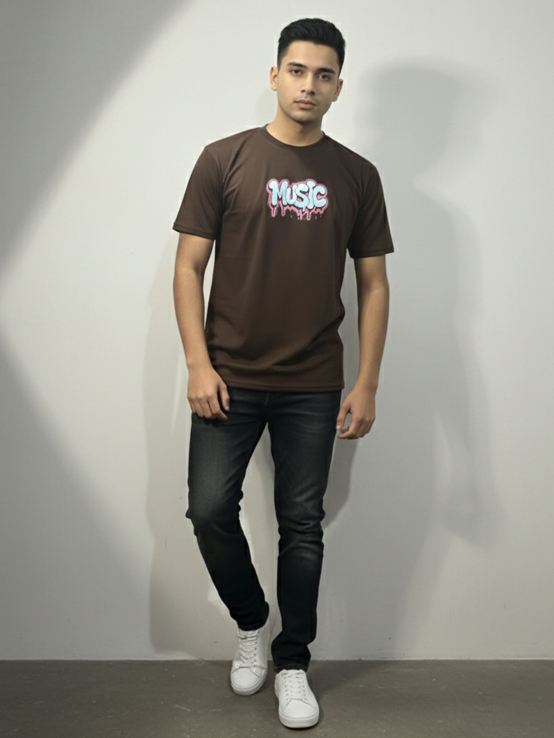 Basic Brown STRIVE Tee