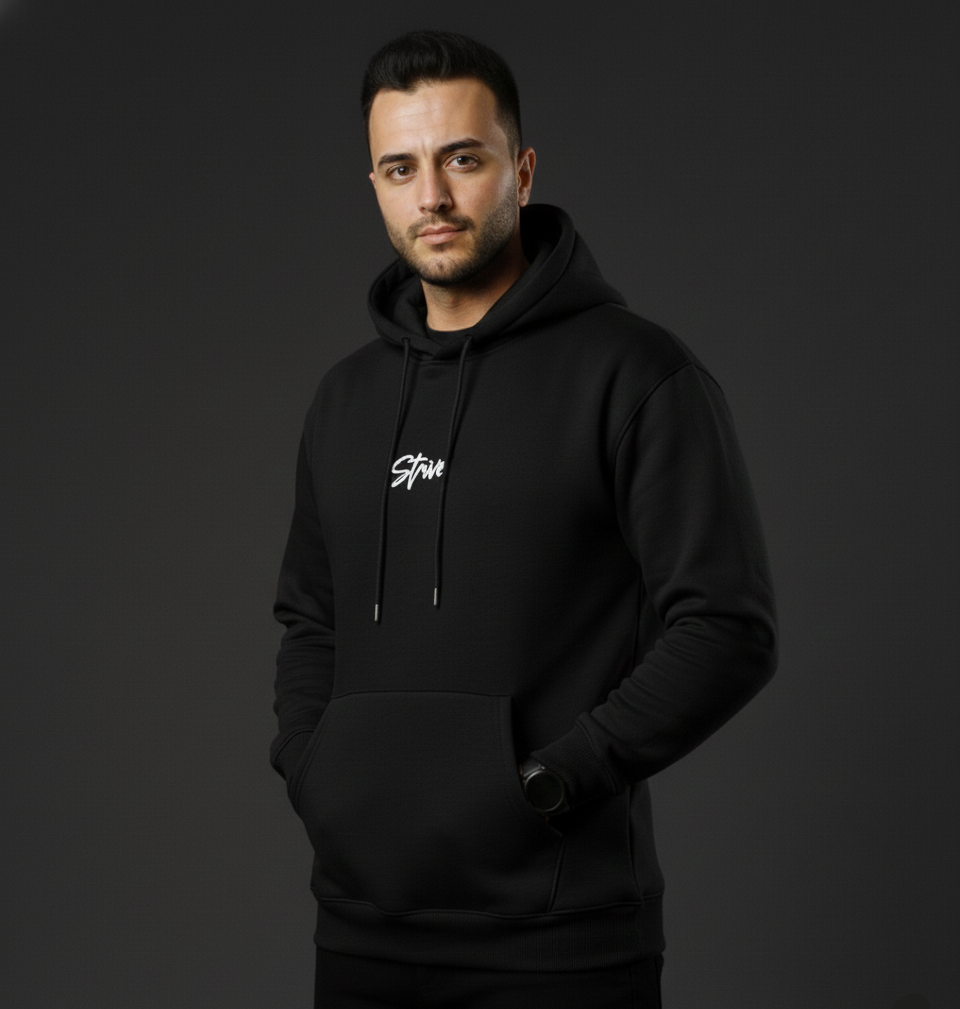 Black STRIVE Hoodie