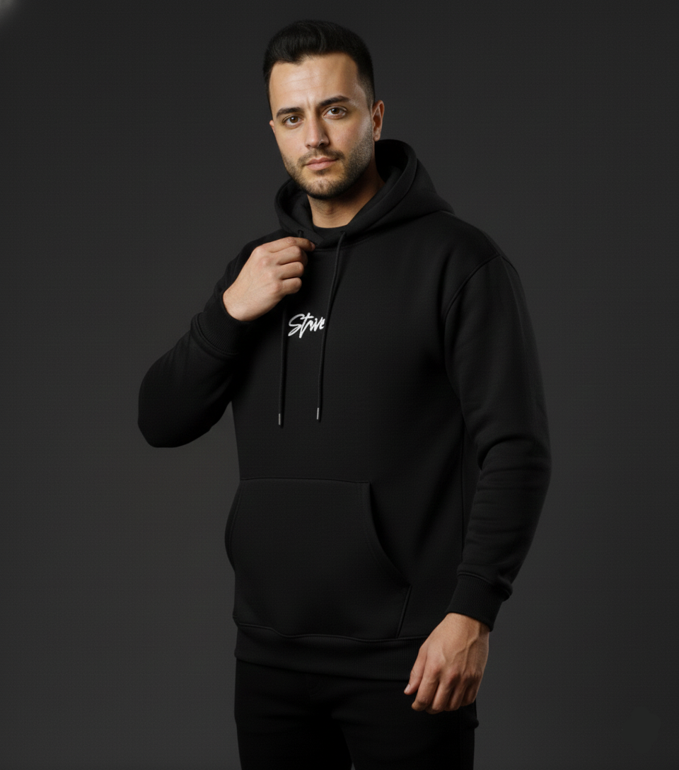 Black STRIVE Hoodie