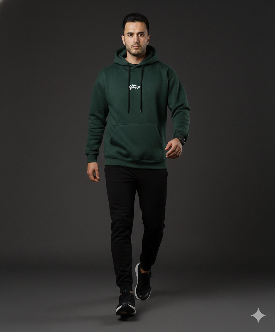 Dark-Green STRIVE Hoodie