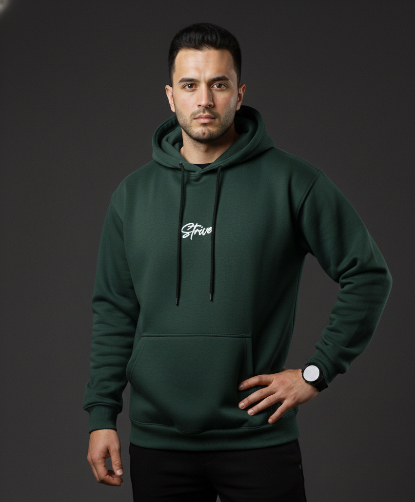 Dark-Green STRIVE Hoodie