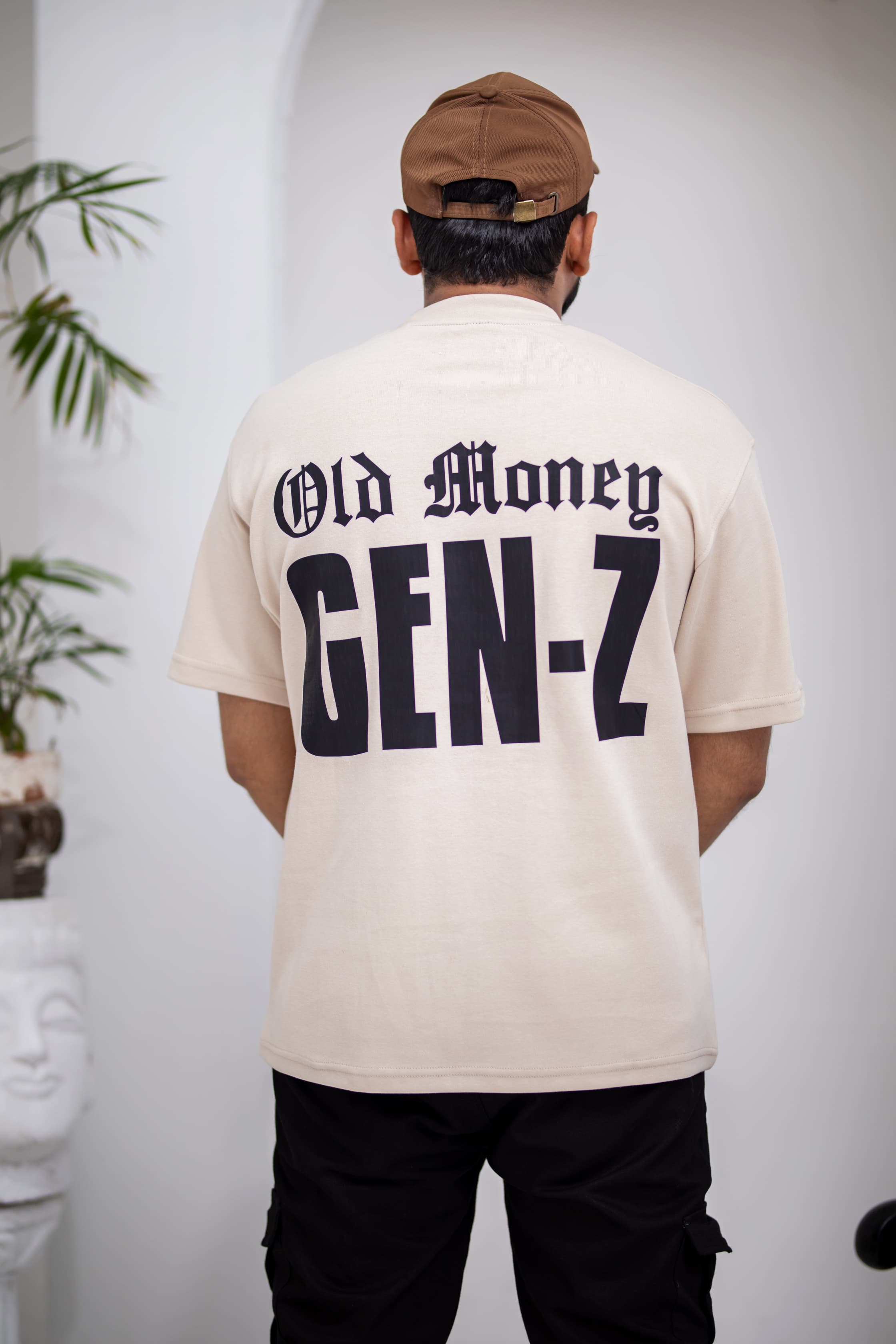 GEN-Z BEIGE Oversized Tee