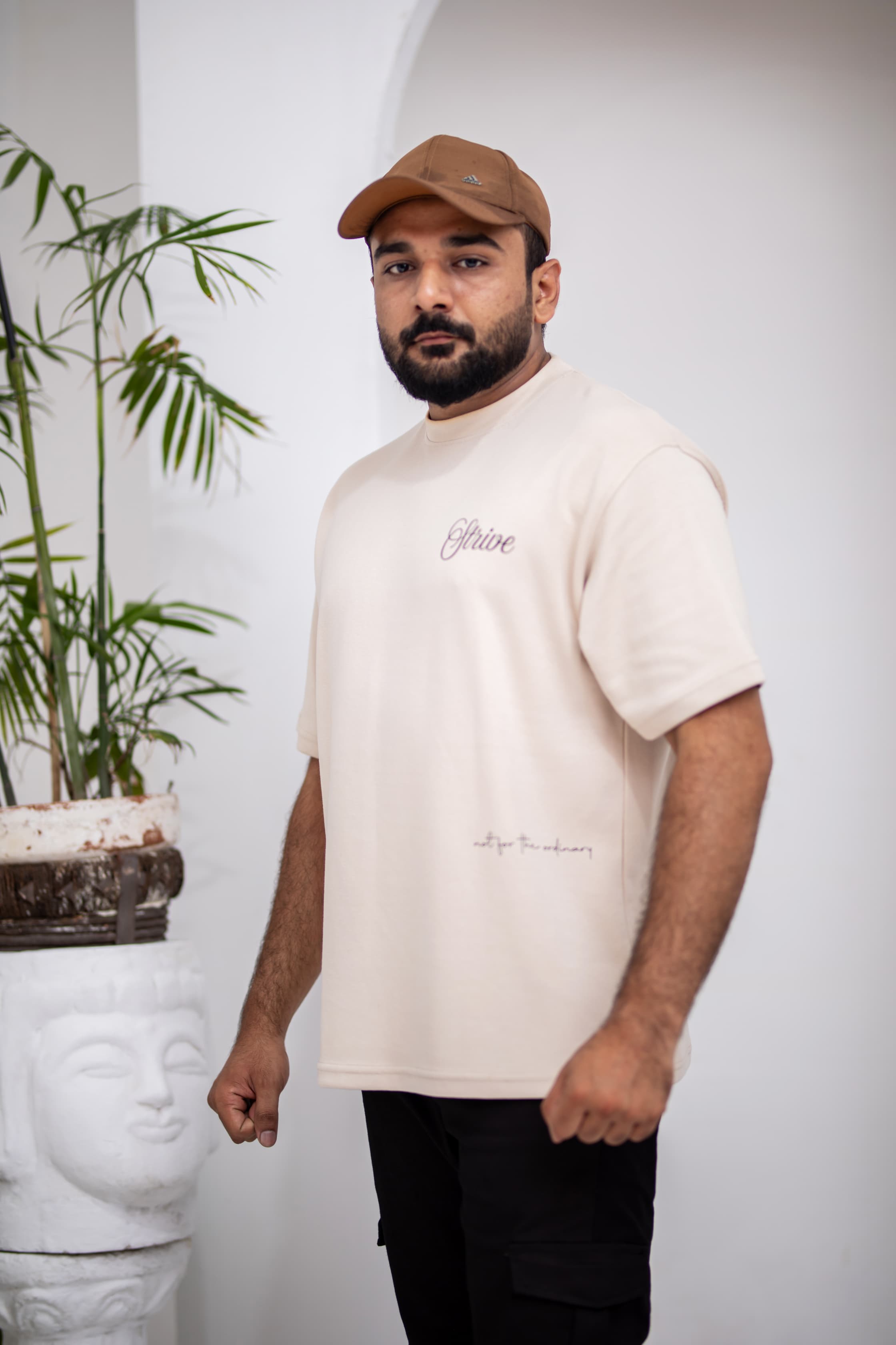 GEN-Z BEIGE Oversized Tee