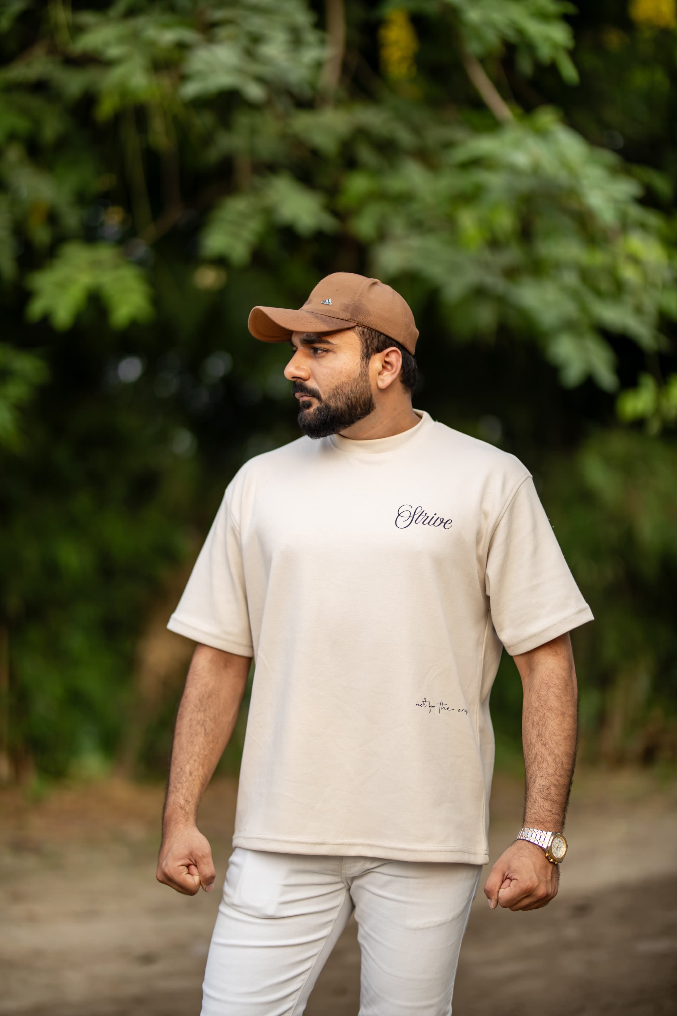 GEN-Z BEIGE Oversized Tee