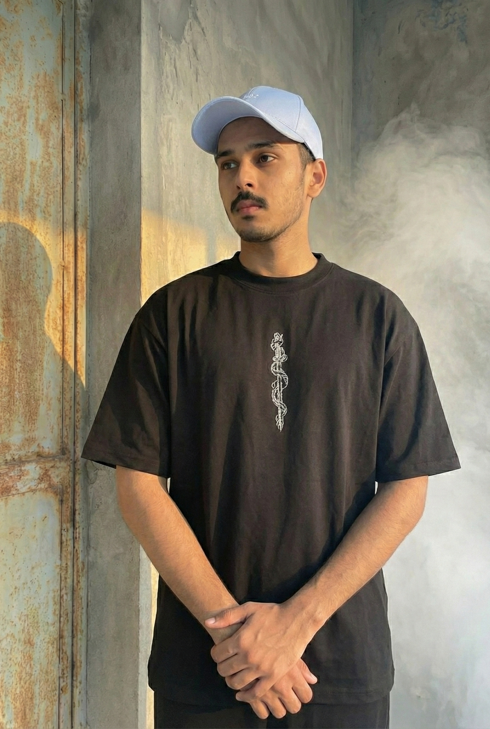 Sword Black Oversized Tee