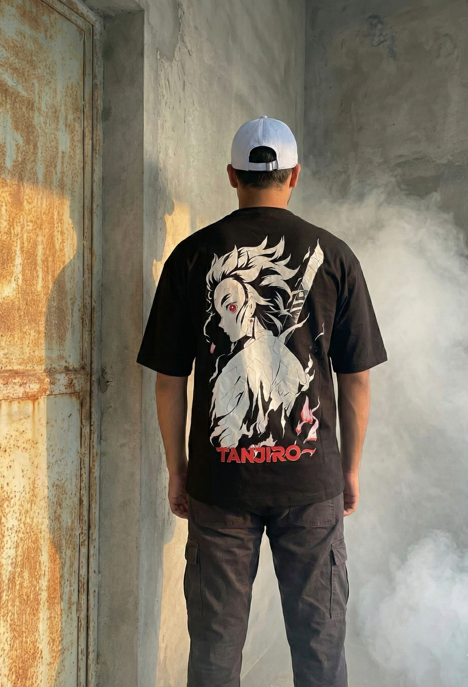 Sword Black Oversized Tee