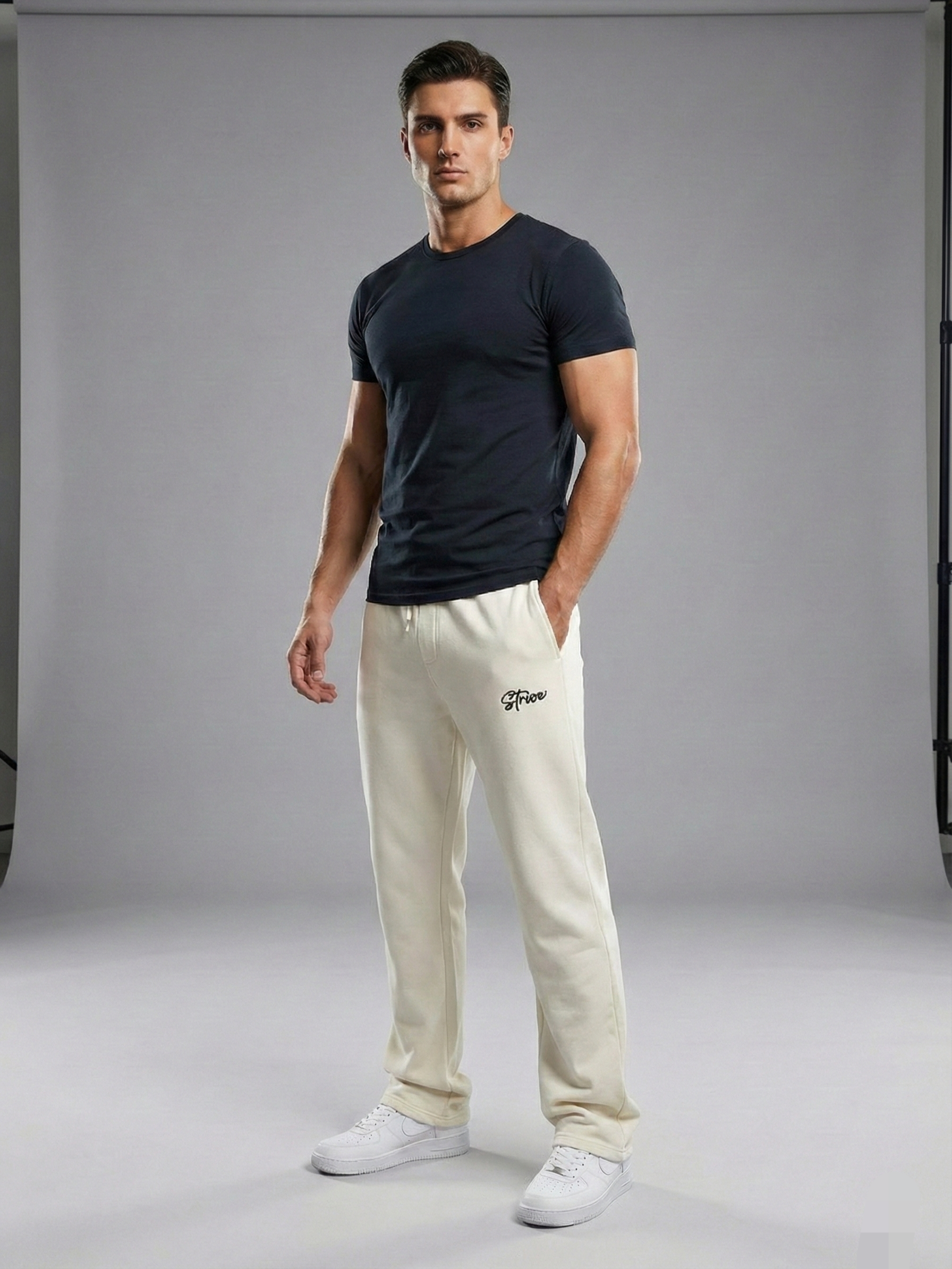 White Premium STRIVE Trouser