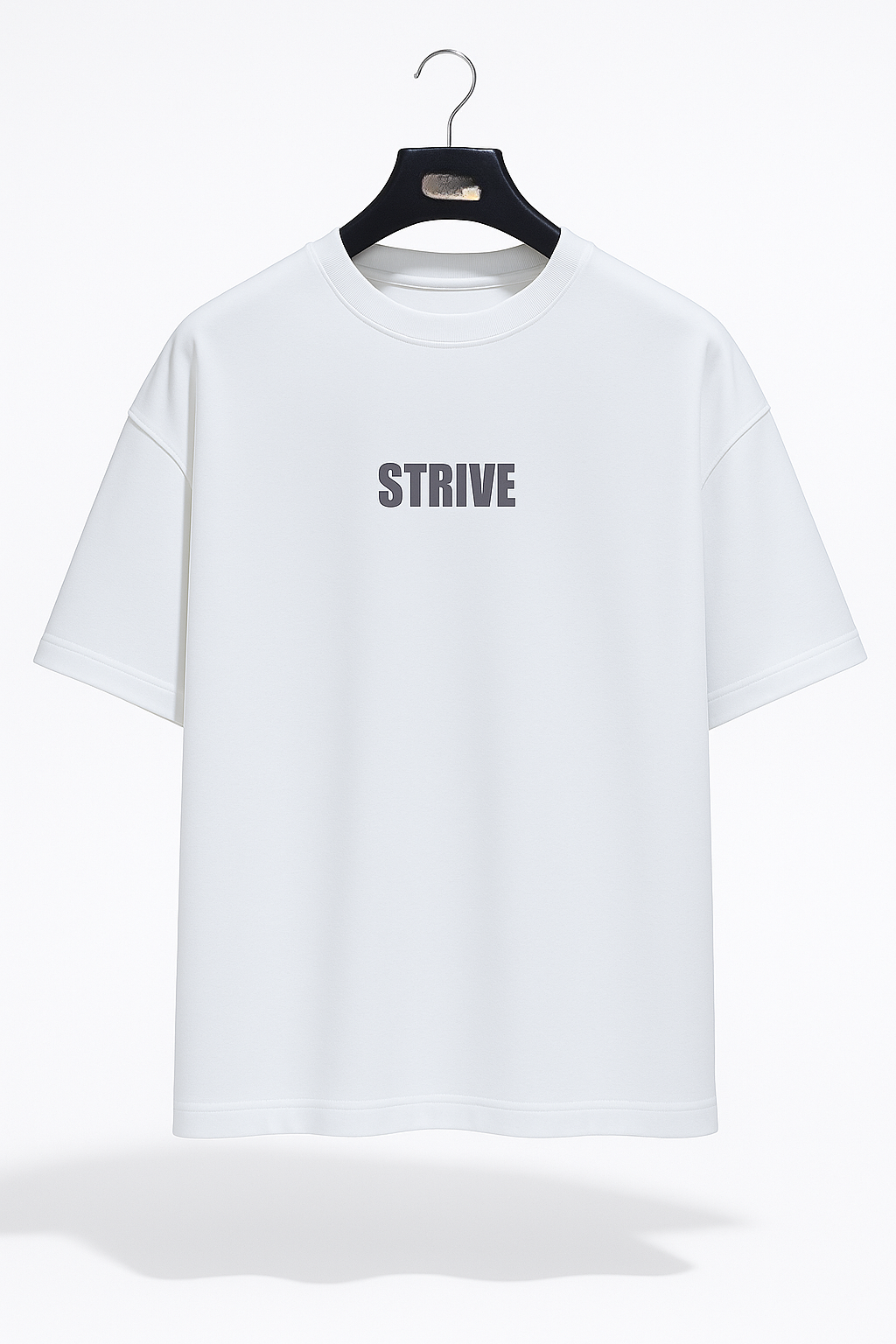 Plain White STRIVE Oversized Tee (Limited Edition)